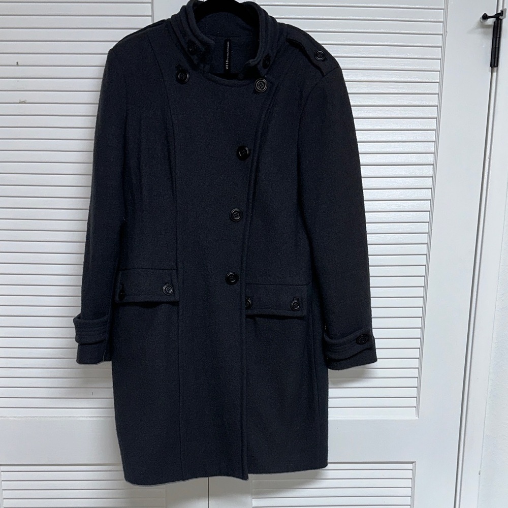 Walter Baker Elegant Gray Pea Coat